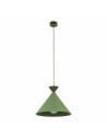 Lampa wisząca stożek Matteo Peapod 33cm zielona TK Lighting