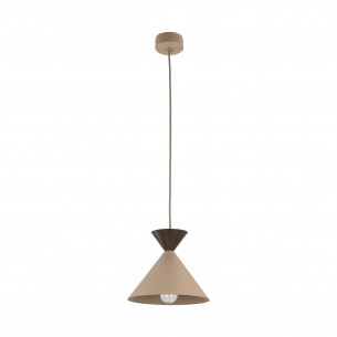 Lampa wisząca stożek Matteo 20cm sabia / brąz TK Lighting