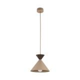 Lampa wisząca stożek Matteo 20cm sabia / brąz TK Lighting
