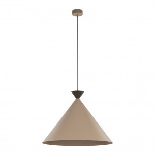 Lampa wisząca stożek Matteo 50cm sabia / brąz TK Lighting