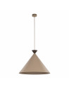 Lampa wisząca stożek Matteo 50cm sabia / brąz TK Lighting