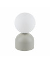 Lampa stołowa szklana kula Miki biały / beżowy TK Lighting