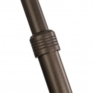 Lampa podłogowa łukowa z abażurem Moby brązowa TK Lighting 2