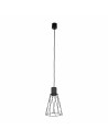 Lampa wisząca druciana Modesto 16cm czarna TK Lighting