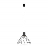 Lampa wisząca druciana Modesto 29,5cm czarna TK Lighting