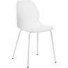 Layer IV white polypropylene chair Simplet