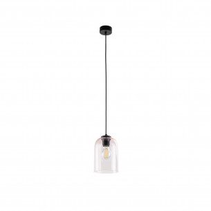 Lampa wisząca szklana Molly 14cm różowa TK Lighting