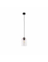 Lampa wisząca szklana Molly 14cm różowa TK Lighting
