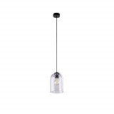 Lampa wisząca szklana Molly 14cm fioletowa TK Lighting