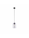 Lampa wisząca szklana Molly 14cm fioletowa TK Lighting