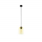 Lampa wisząca szklana Molly 14cm żółta TK Lighting