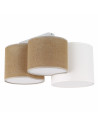 Plafon boho 3 punktowy Mona 56x45cm juta / biały TK Lighting