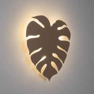 Kinkiet ścienny dekoracyjny Monstera Sabia 35cm beżowy TK Lighting