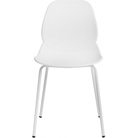 Stylowe Krzesło z tworzywa Layer IV Białe Simplet do jadalni, kuchni i salonu.