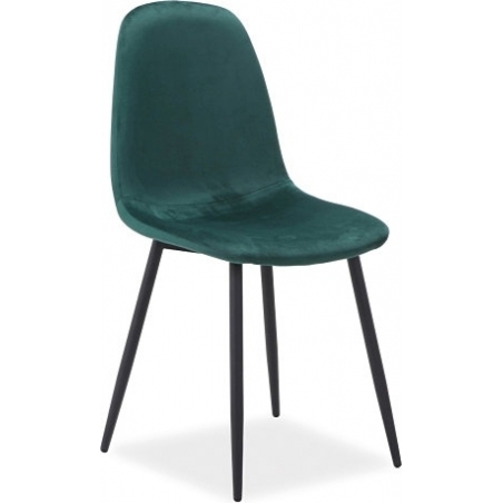 Fox Black Velvet green velvet chair Signal