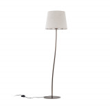 Lampa podłogowa z abażurem Nicola 150cm len / brąz TK Lighting Lampa podłogowa z abażurem Nicola 150cm len / brąz TK Lighting
