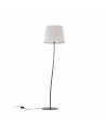 Lampa podłogowa z abażurem Nicola 150cm len / brąz TK Lighting