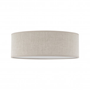 Plafon okrągły z abażurem Nicola 38cm len TK Lighting