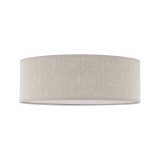 Plafon okrągły z abażurem Nicola 38cm len TK Lighting Plafon okrągły z abażurem Nicola 38cm len TK Lighting