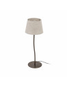 Lampa stołowa na szafkę nocną Nicola len / brąz TK Lighting