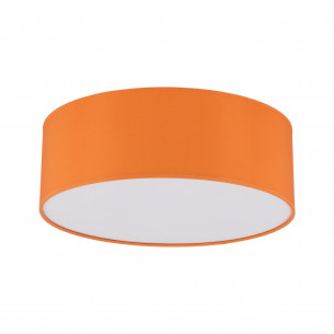 Plafon okrągły z abażurem Nicola 38cm pomarańczowy TK Lighting