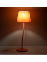 Lampa stołowa na szafkę nocną Nicola pomarańczowa TK Lighting