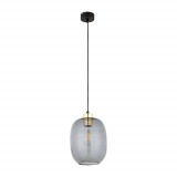 Lampa wisząca szklana loft Omega 20cm grafitowa TK Lighting