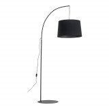 Lampa podłogowa z wiszącym abażurem Orta 200cm czarna TK Lighting