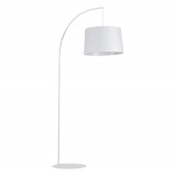 Lampa podłogowa z wiszącym abażurem Orta 200cm biała TK Lighting Lampa podłogowa z wiszącym abażurem Orta 200cm biała TK Lighting