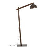 Lampa podłogowa loft Oslo 180cm brąz / orzech TK Lighting