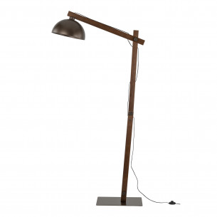 Lampa podłogowa loft Oslo 180cm brąz / orzech TK Lighting 2