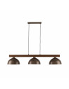 Lampa wisząca loft 3 punktowa Oslo 118cm brąz / orzech TK Lighting
