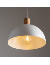 Lampa wisząca skandynawska Oslo 33,5cm biały / sosna TK Lighting