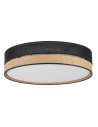 Plafon boho Paglia New 45cm czarny / plecionka TK Lighting