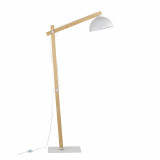 Lampa podłogowa skandynawska Oslo 180cm biały / sosna TK Lighting