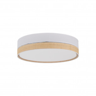 Plafon boho Paglia New 45cm biały / plecionka TK Lighting