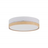 Plafon boho Paglia New 45cm biały / plecionka TK Lighting Plafon boho Paglia New 45cm biały / plecionka TK Lighting