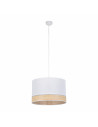 Lampa boho wisząca Paglia New 38cm biały / plecionka TK Lighting