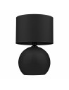 Lampa stołowa szklana z abażurem Palla czarna TK Lighting