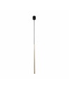 Lampa glamour wisząca tuba Piano 5,2cm złota TK Lighting
