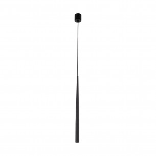 Lampa wisząca tuba Piano 5,2cm czarna TK Lighting
