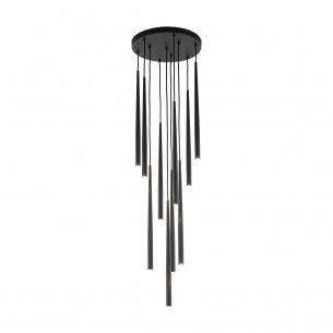 Lampa wiszące tuby Piano X 35cm czarna TK Lighting