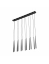 Lampa wiszące tuby Piano XII 120cm czarna TK Lighting