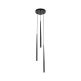 Lampa wiszące tuby Piano III 20cm czarna TK Lighting