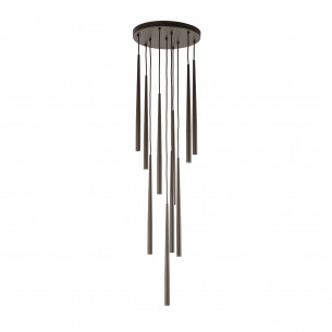 Lampa wiszące tuby Piano X 35cm brązowa TK Lighting