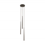 Lampa wiszące tuby Piano III 20cm brązowa TK Lighting