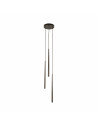 Lampa wiszące tuby Piano III 20cm brązowa TK Lighting
