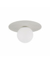 Plafon szklany kula Pixi 25cm biały / beżowy Lighting