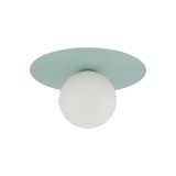 Plafon szklany kula Pixi 25cm biały / miętowy Lighting
