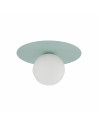 Plafon szklany kula Pixi 25cm biały / miętowy Lighting
